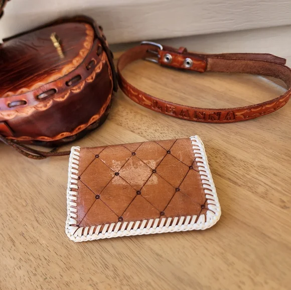 Handmade Leanna leather mini shoulder bag